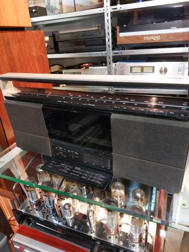 B+O Beosystem 10 tragbares Radio mit Kassette Dänemark 1989 in Alu silber Top Zustand